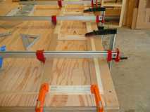 clamped and ready for screws