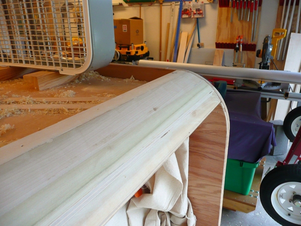 planed and sanded