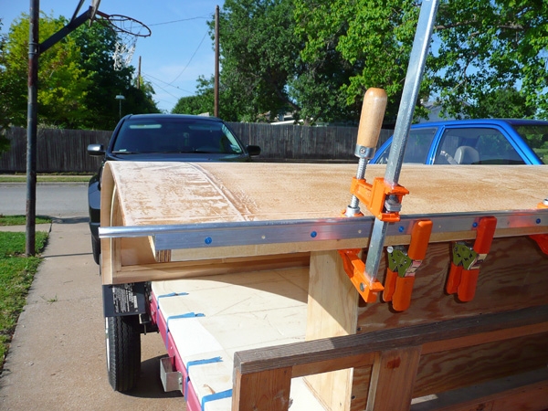 attaching the hatch side of the hinge