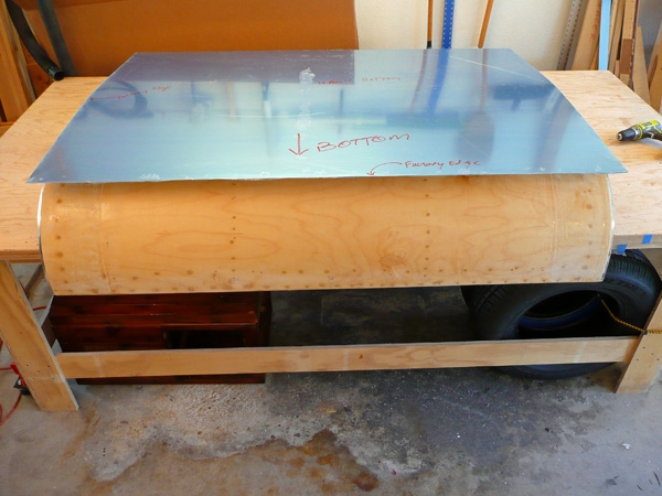 time to skin the outside of the hatch
