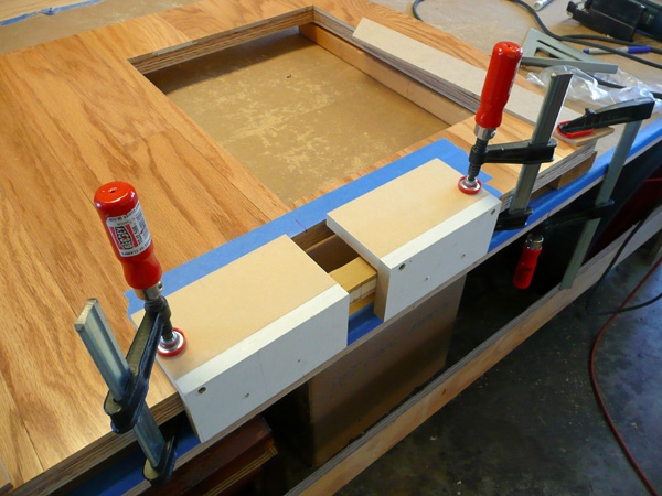 second jig for backset of lock