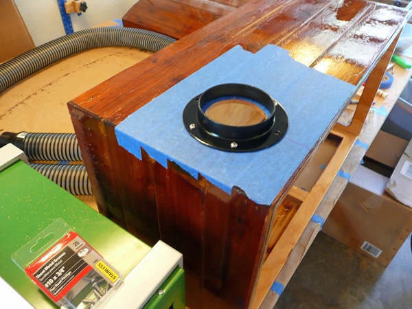 flange on tongue box