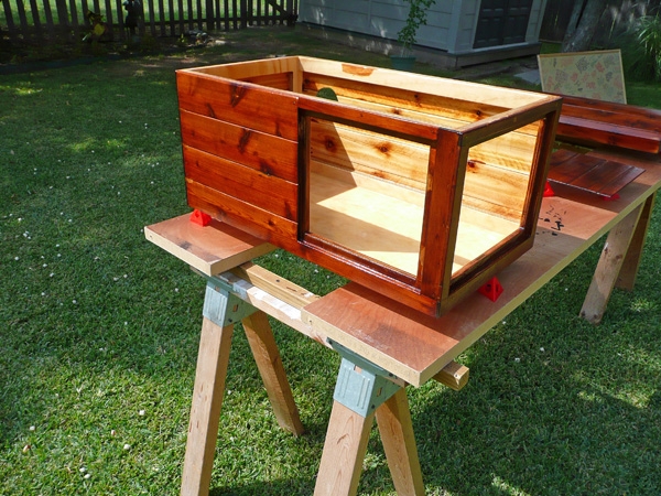 UV protective coat applied to tongue box