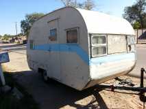 Front and side of trailer