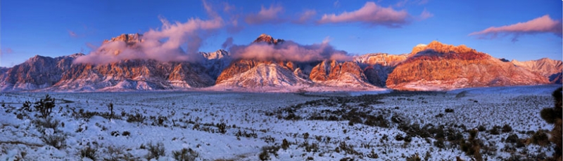 Dec snow in Las Vegas