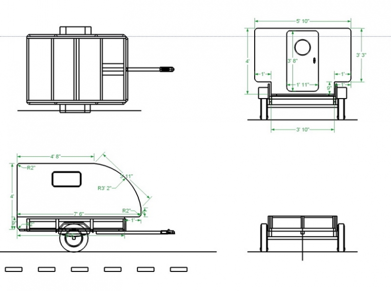 Utility Trailer Drop In Camper