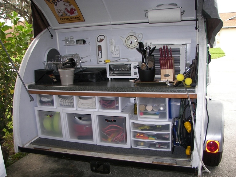 Galley Storage before I painted the front.