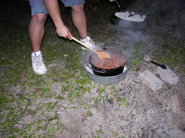 Dusty's dutch oven chili