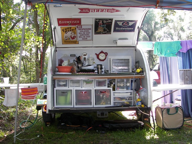 Galley setup - camping at Withlacochee 9/29/07