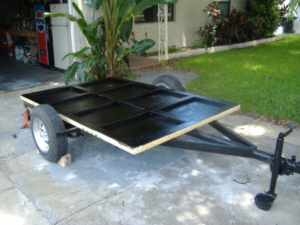 Trailer Floor Framed and Sealed