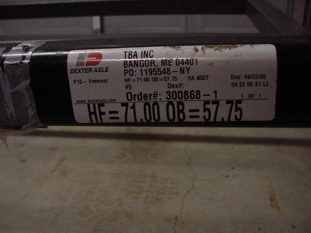 Axle label