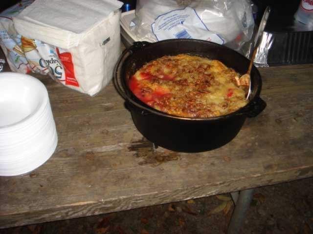 Pineapple/cherry and Walnut Cobbler