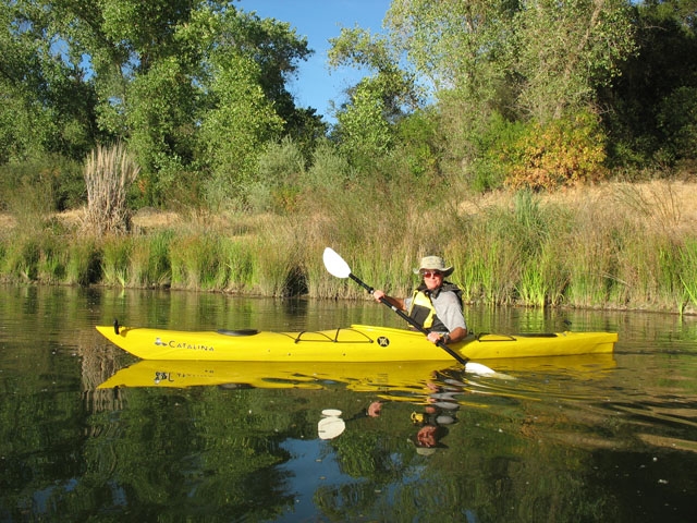 Paddling at Lake Natoma