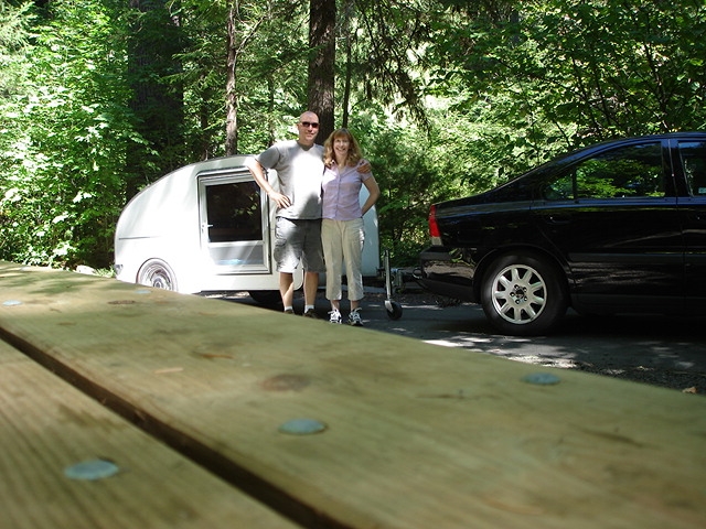 Arrival at Susan Creek campground