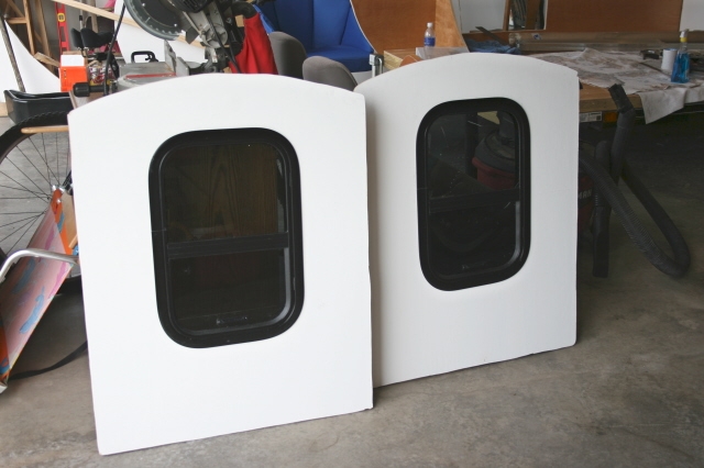 Window installed in the doors