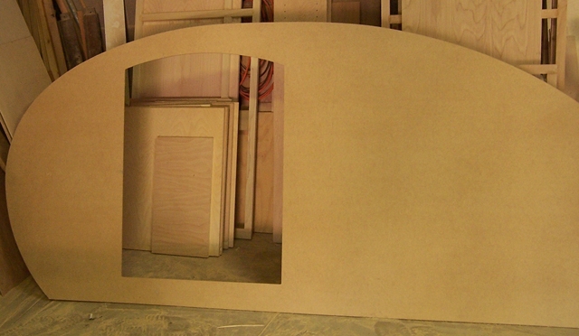 Full size 1/4" MDF profile pattern 5/12