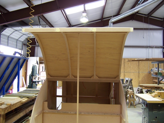 View of hatch open