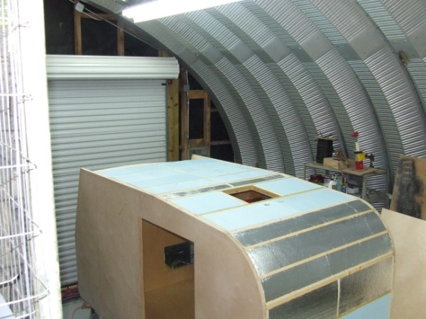 Roof insulated