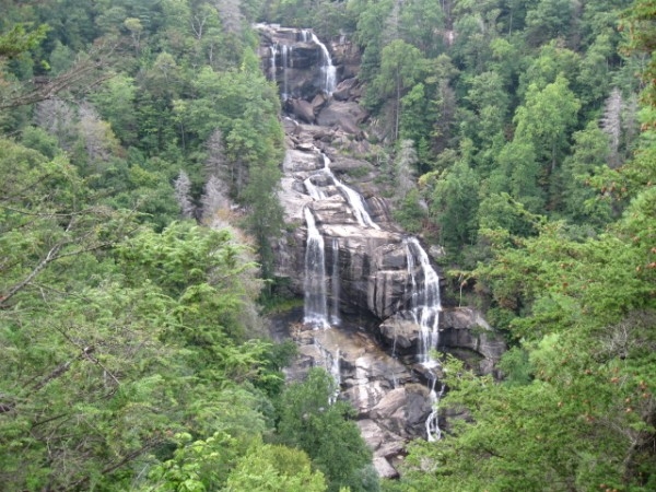 White water falls