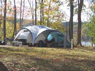 canopy with tarp