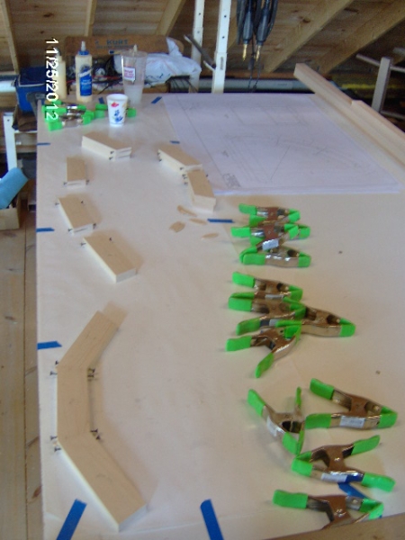 Arch Ribs Ready For Glue
