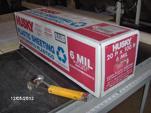 57 lbs of 6 mil Plastic Sheeting