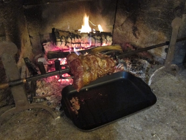 Lamb Roast on Spit