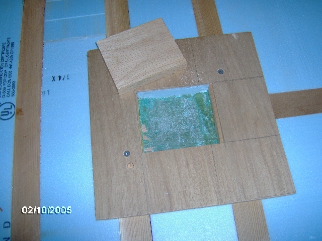 Hatch Actuator Block Recess