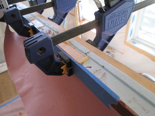 Curb Side Spar Blocking Glued