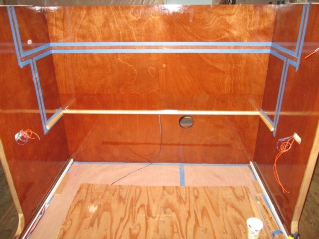 Lower Rear Ledgers Glued