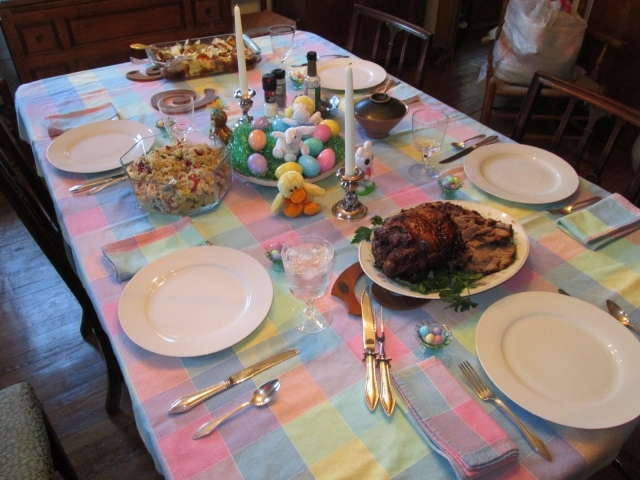 Easter Dinner Table