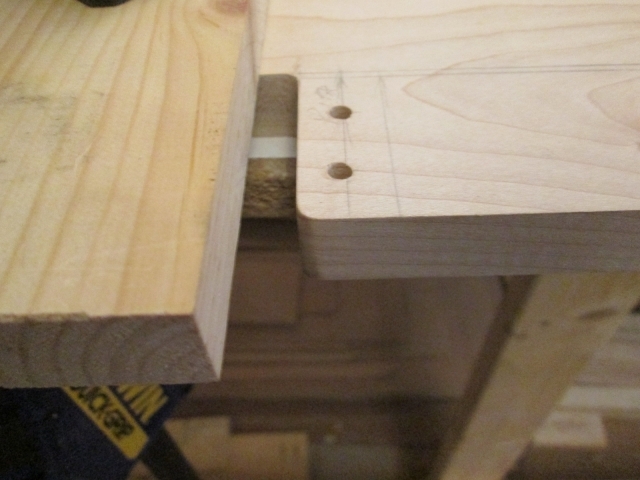 Hatch Lower Spar Router Stop Detail