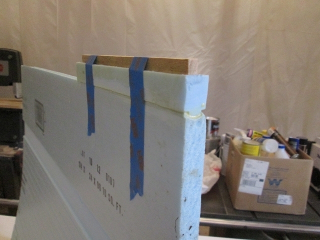 Extending Front Wall Foam