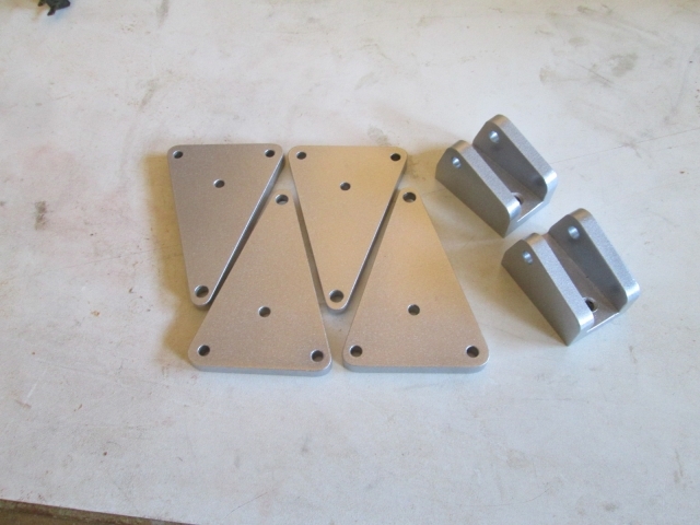 Powder Coated Hatch Actuator Brkts