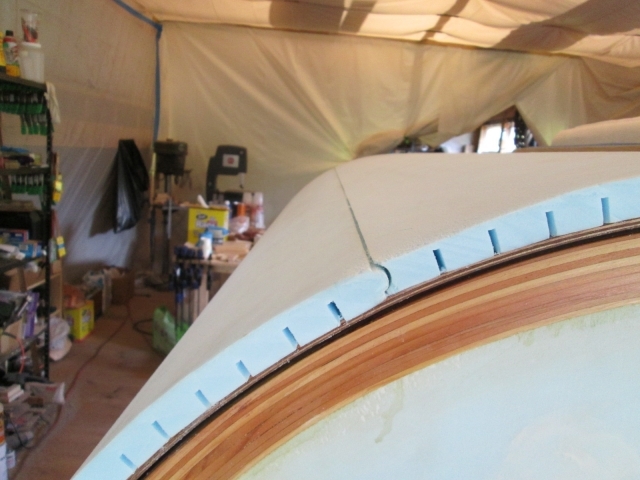 Faired Hatch Upper Foam Seam