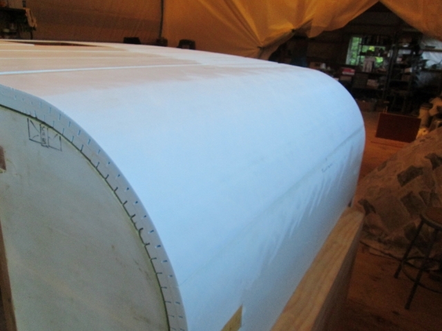 Front Radius Kerf Bumps Sanded