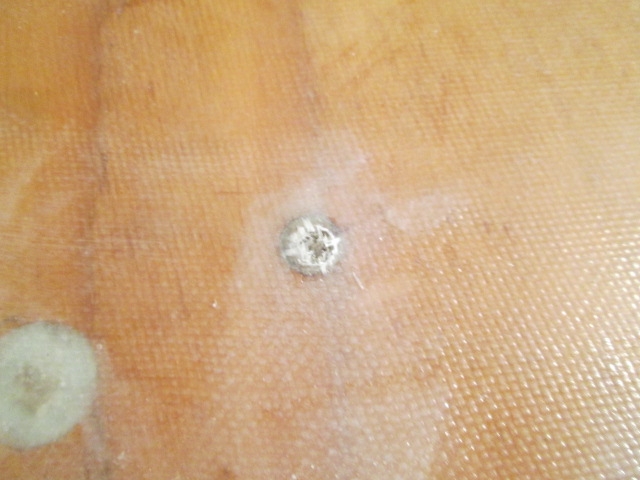 Stretch Wrap Stuffing Exposed