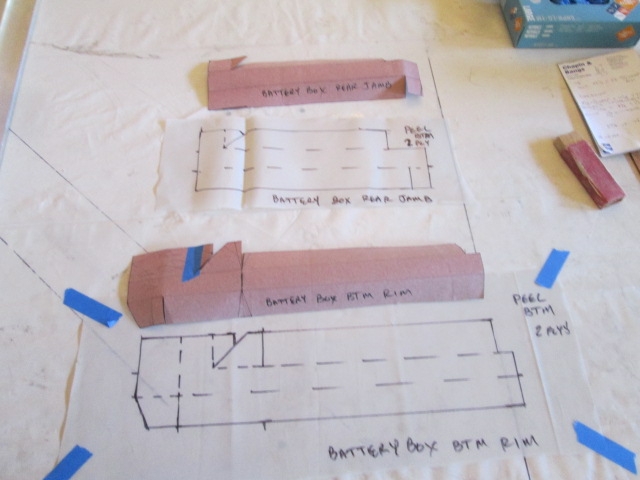 Battery Box Rim Prepreg Prep