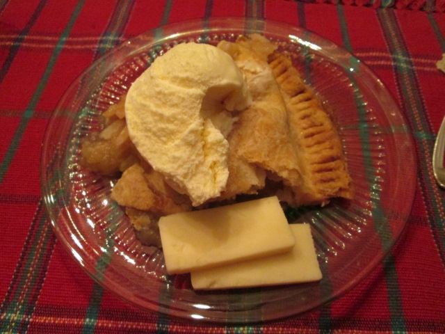 Apple Pie Ala Mode with Seriously Sharp Cheddar