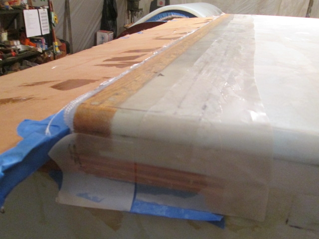 Wet Out w Plastic Strip Peel Ply 3