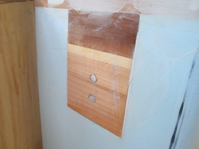 Shovel Mount Holes Plugged