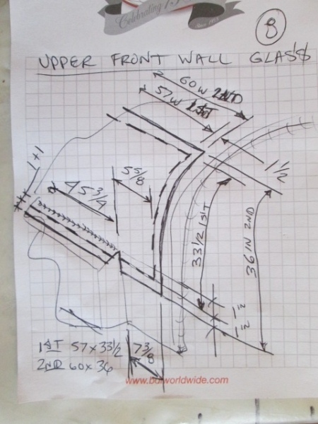 Front Wall Glass Plan