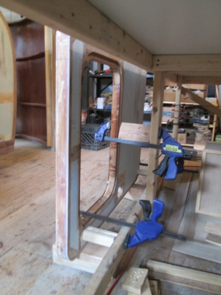 Curb Door Clamped To Bench 2