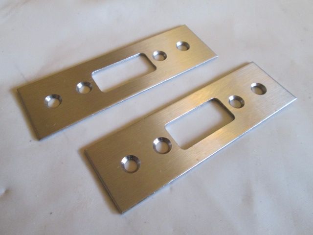 Door Latch Plate Pair