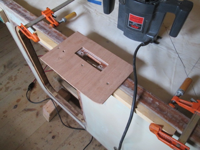 Door Latch Plate Mortising Jig