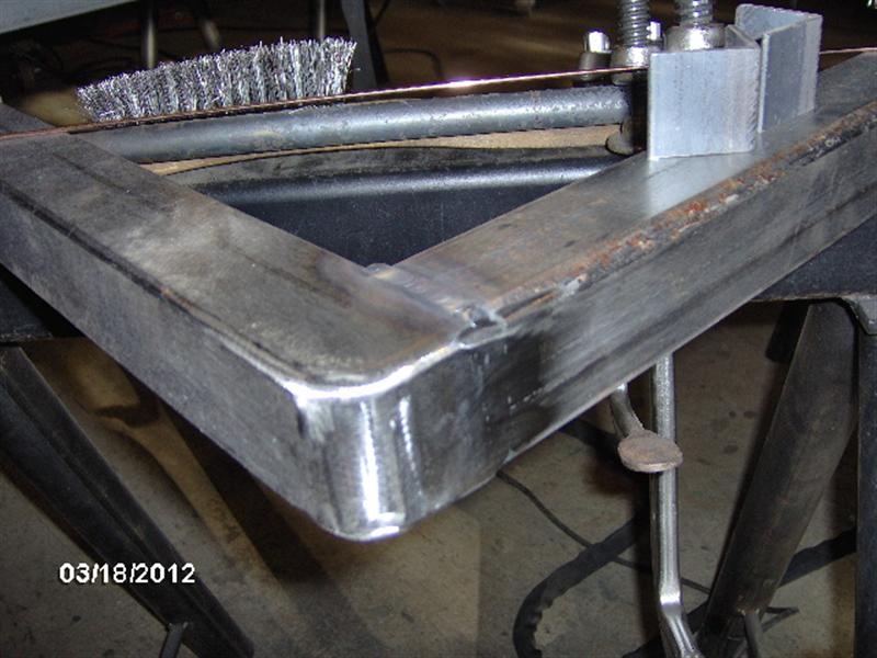 Front Frame Weld Sanded