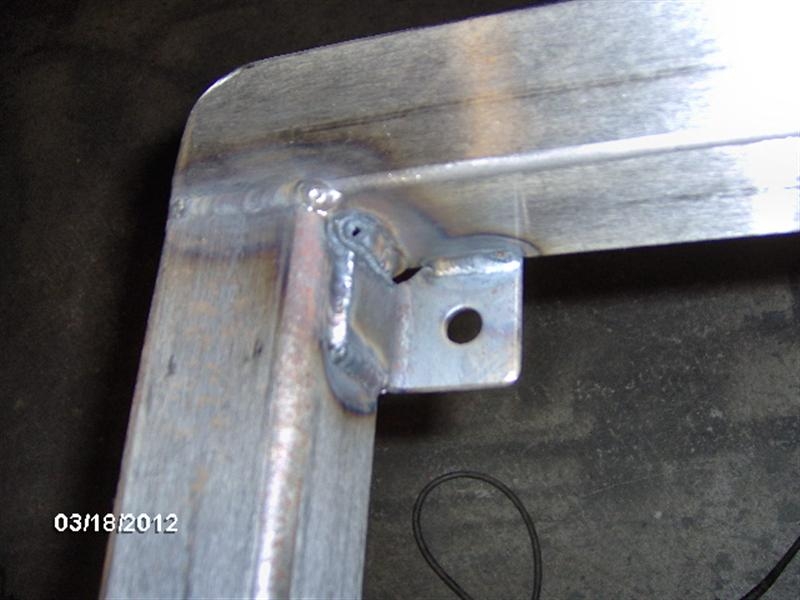 Corner mount Tab Weld