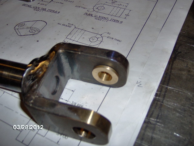Pintle Yoke Bushing Installed