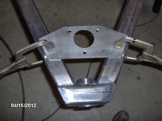 Tongue Jack Plate Clamped