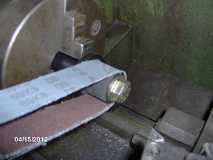 Spring Bushing Turning Sanding